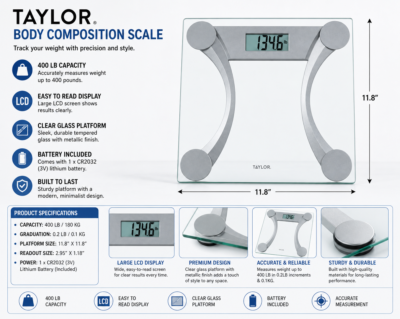 Taylor Body Composition Scale